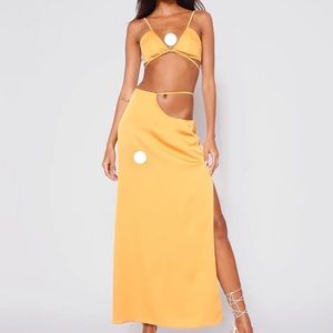 tiger mist zephra skirt set XS